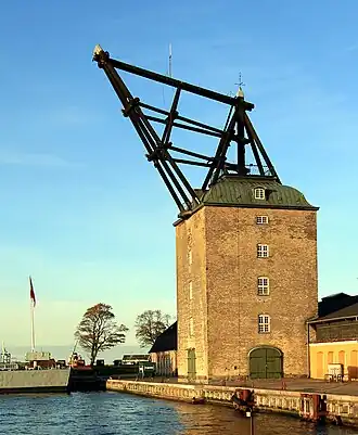 Mastekranen in Holmen