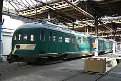 Treinstel 252 in Delitzsch (Duitsland); 30 augustus 2008