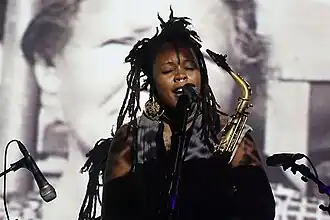 Matana Roberts in 2015