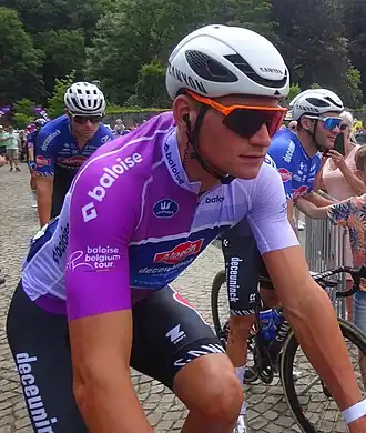 Eindwinnaar Mathieu van der Poel in Durbuy