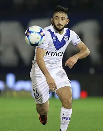 Vargas in 2018 als speler van Vélez Sarsfield
