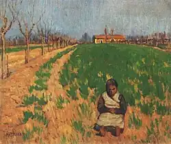 Meisje op het grasland (z.j.)