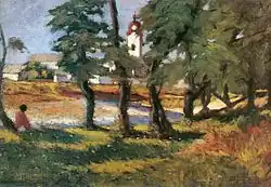 Jenő Maticska: Landschap van Nagybánya