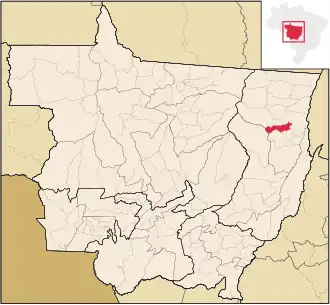 Kaart van Alto Boa Vista