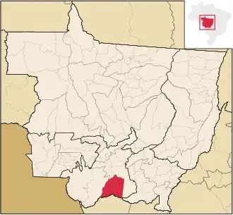 Kaart van Barão de Melgaço