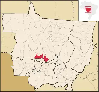 Kaart van Diamantino