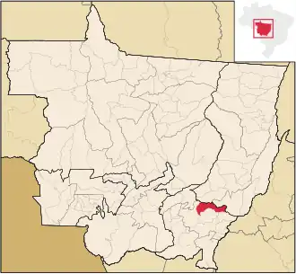 Kaart van General Carneiro