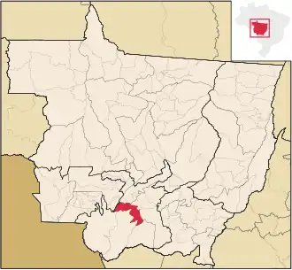 Kaart van Nossa Senhora do Livramento