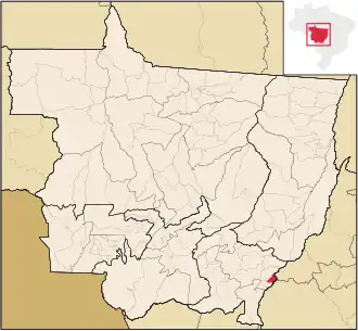 Kaart van Ribeirãozinho