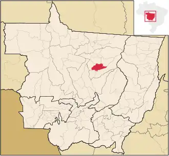 Kaart van Santa Carmem