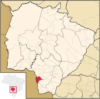 Kaart van Aral Moreira