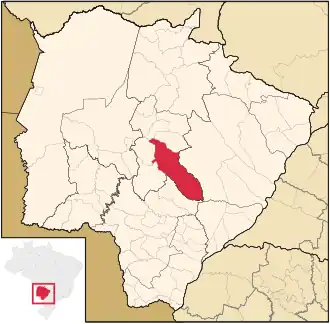 Kaart van Campo Grande