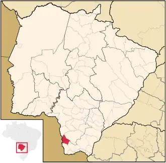 Kaart van Coronel Sapucaia