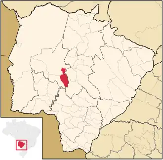 Kaart van Dois Irmãos do Buriti