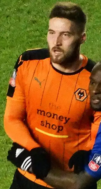 Doherty in 2017 als speler van Wolverhampton Wanderers