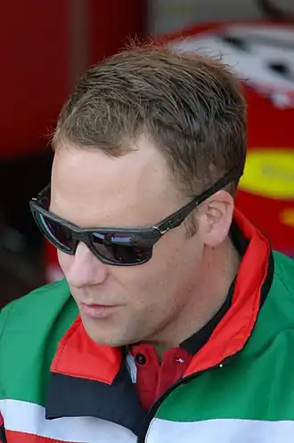 Matt Griffin op Brands Hatch in 2014.