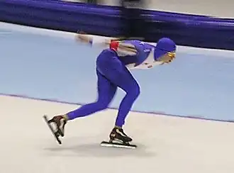 Matteo Anesi tijdens het WK Allround 2007