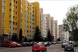 Woningen in de Matuškova ulica (Lunik V).