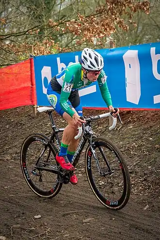 Maud Kaptheijns tijdens de WB Namen 2015.