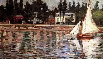 Oever van de Seine - Alphonse Maureau (ca. 1877, Galería de Arte Moderno, Florence)