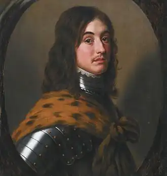 Maurits van de Palts, geportretteerd door Gerard van Honthorst.