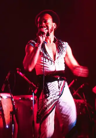 Optreden in 1982 van Maurice White in Ahoy in Rotterdam