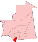 Kaart van Guidimakha