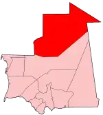 Kaart van Tiris Zemmour