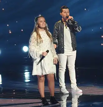 Maxime & Anne op het Junior Eurovisiesongfestival 2018