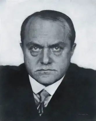 Max Beckmann in 1928, foto Hugo Erfurth