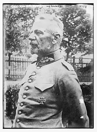 Von Gallwitz in 1915