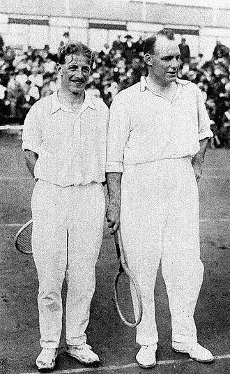Max Woosnam en Noel Turnbull in 1920