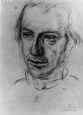 Max van Dam zelfportret 1939