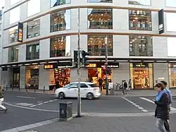 Het filiaal aan de Königsallee in Düsseldorf