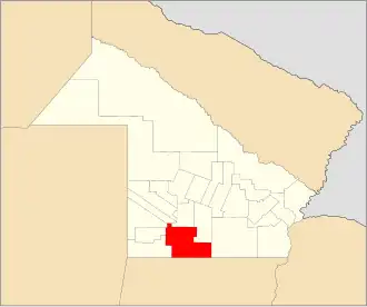 Kaart van departement