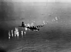 Me 323 onder vuur bij Corsica