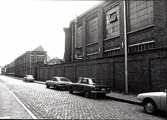 Oude gebouwen van de katoenspinnerij Florida te Gent