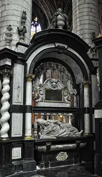 Het grafmonument van aartsbisschop Matthias Hovius