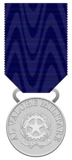 Zilveren medaille voor Dapperheid (Republikeinse versie)