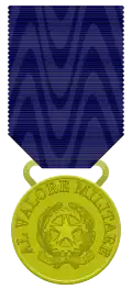 Gouden medaille voor Dapperheid (Republikeinse versie)