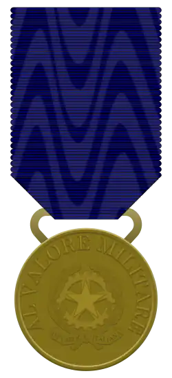 Bronzen medaille voor Dapperheid (Republikeinse versie)