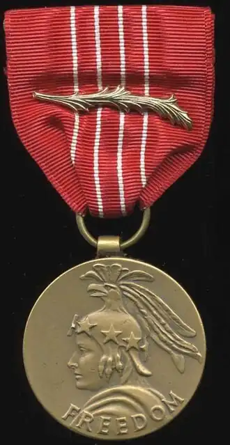 Medal of Freedom met gouden palm