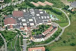 Zicht op de Aqua Mundo en Market Dome