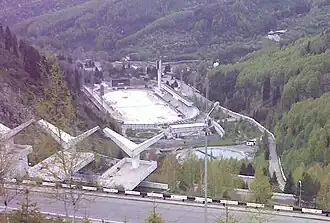 IJsbaan Medeo nabij Almaty