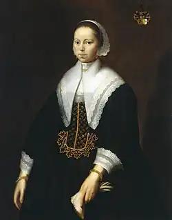Meenwertien Fockens, vrouw van Duirt Sirps Elema (Jan Jansz. de Stomme, 1645)