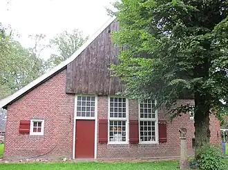 Voorzijde 16de-eeuwse vakwerkboerderij