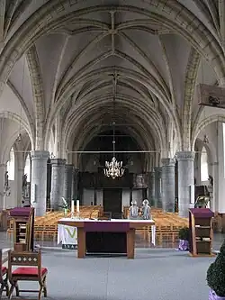 Interieur naar het westen