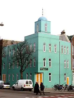 Moskee op de hoek van de Valkenweg