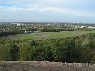 Megaland gezien vanaf de Wilhelminaberg