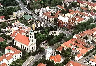 Luchtfotoa Kossuth-plein